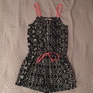 Printed romper